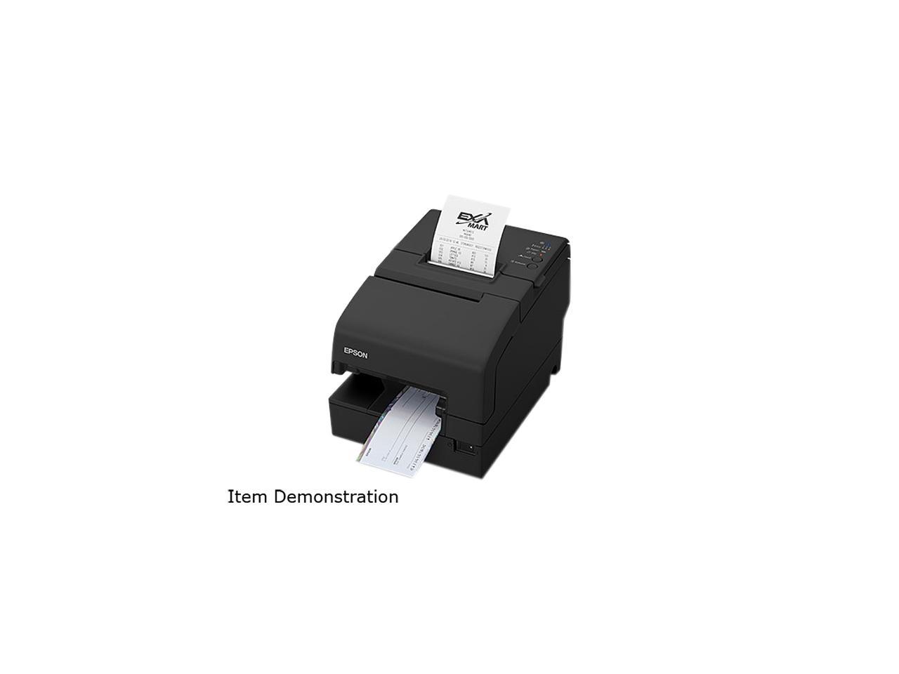 Epson OmniLink TM-H6000V Dot Matrix Printer - Color - Desktop - Receipt Print - 13.78 in/s Mono - 200 dpi - Wireless LAN - Check, Roll Paper, Cassette, Slip, Receipt