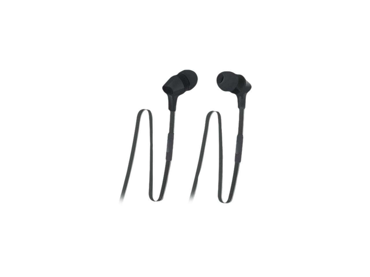 Case Logic 400 Series Black BY-AU-EB-144-BK 3.5mm Connector Earbud Earbuds, 3.5 ft Cord