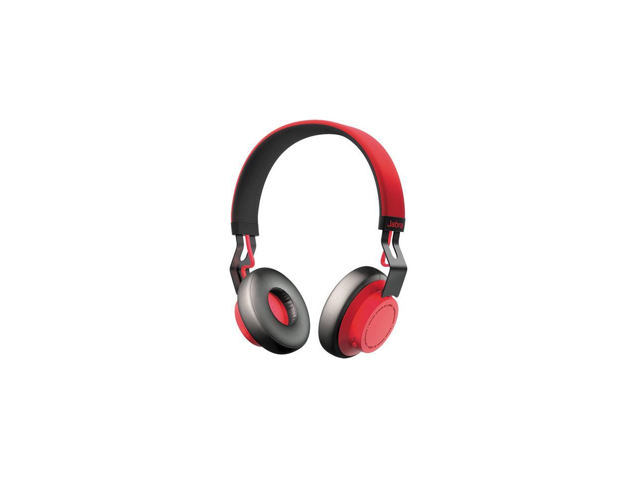 Jabra Move Red 100-96300002-02 3.5mm Connector Circumaural Bluetooth Headset