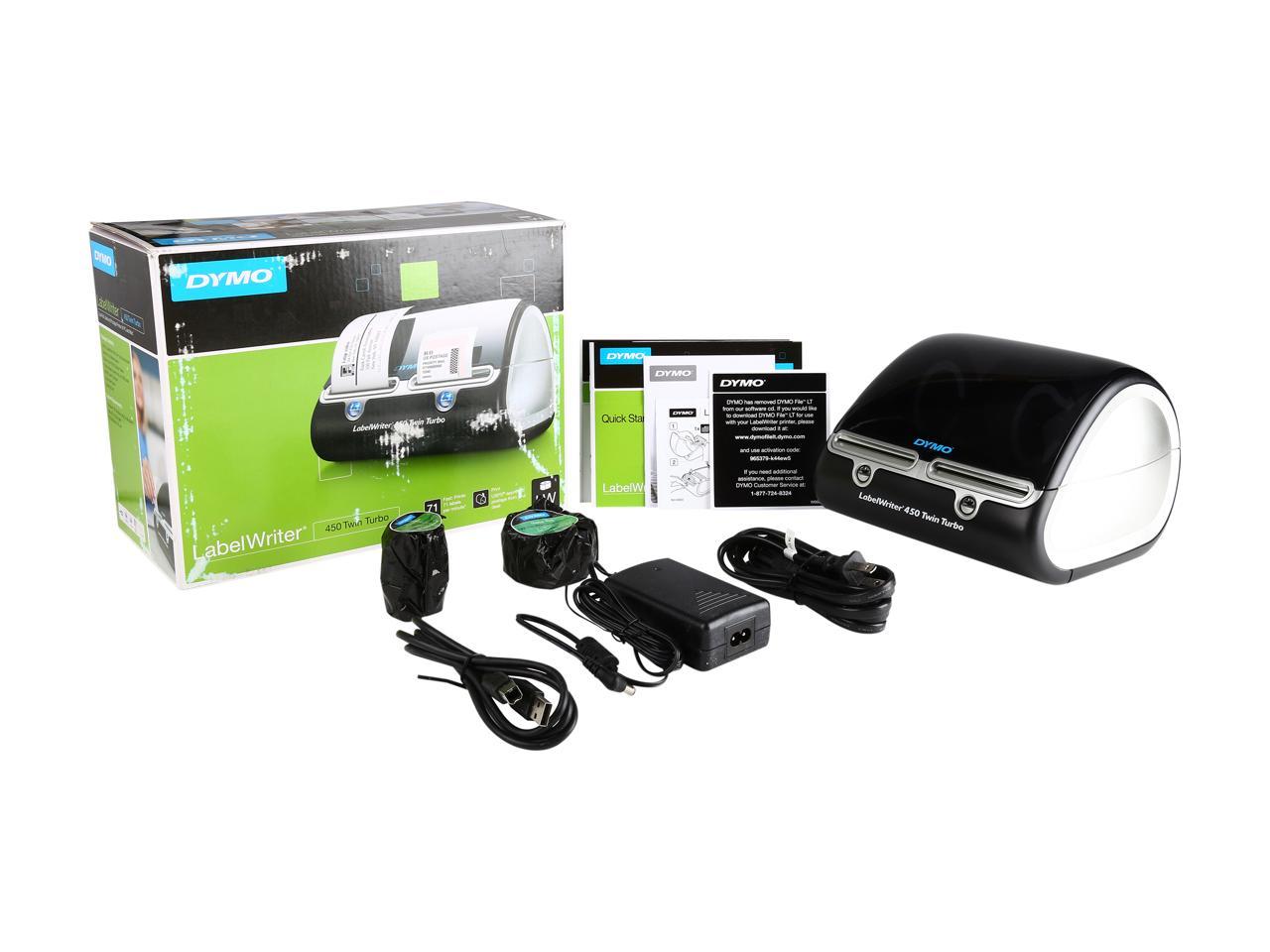 DYMO LabelWriter 450 Twin Turbo Dual Roll Label and Postage Printer for PC and Mac (1752266)