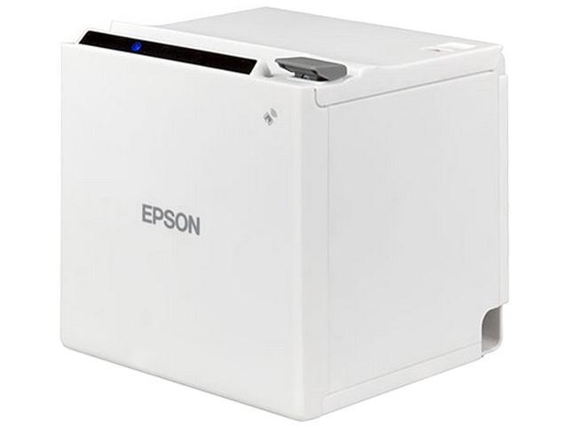 Epson TM-m30 Single-station Thermal Receipt Printer, USB + Ethernet + Bluetooth, White - C31CE95011