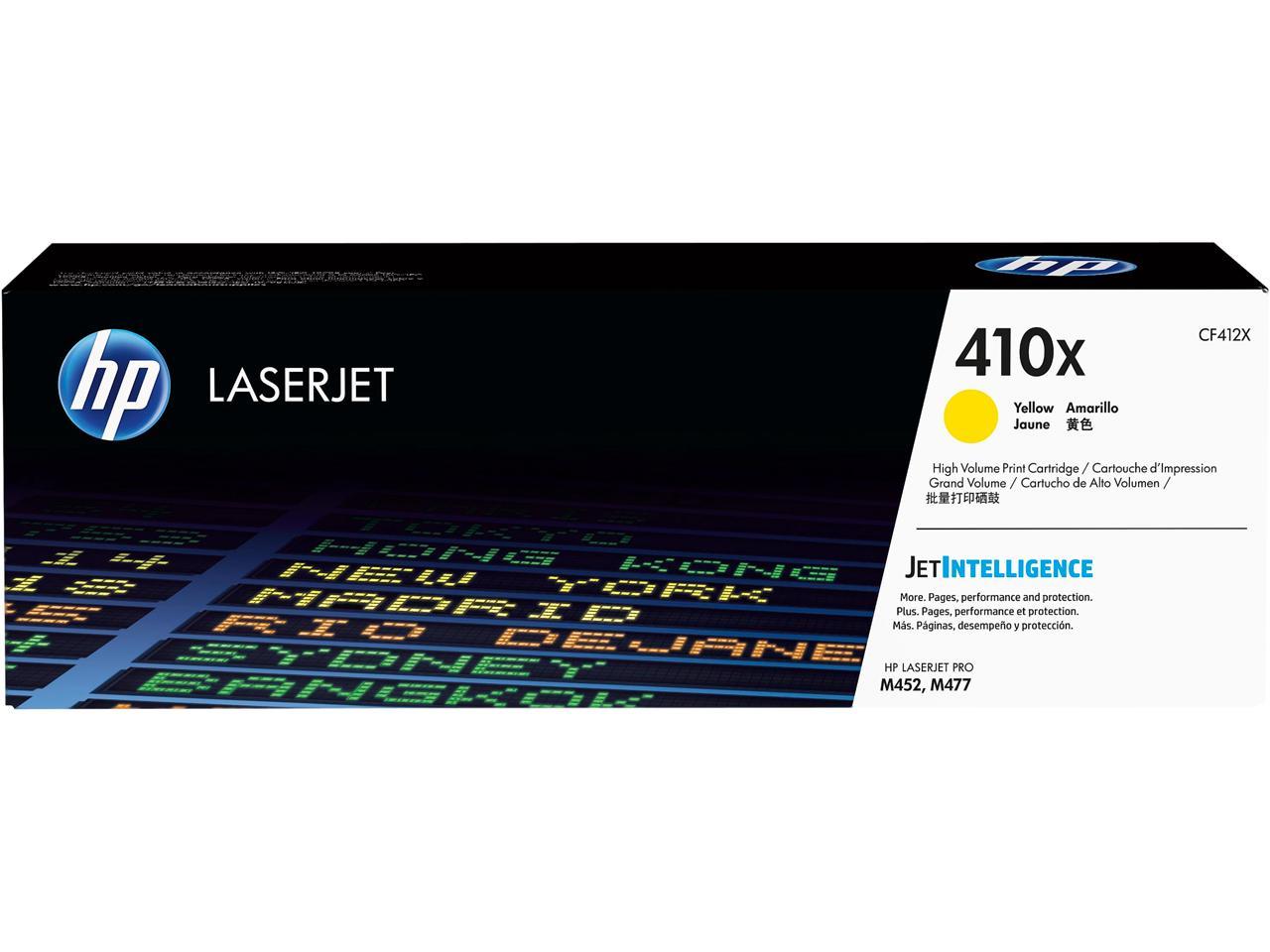 HP 410X High Yield LaserJet Toner Cartridge - Yellow