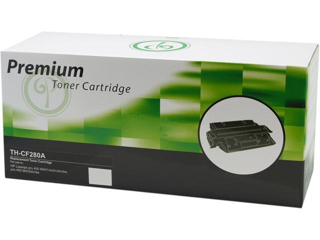 Green Project Compatible Black Toner Cartridge Replacement for HP 80A CF280A