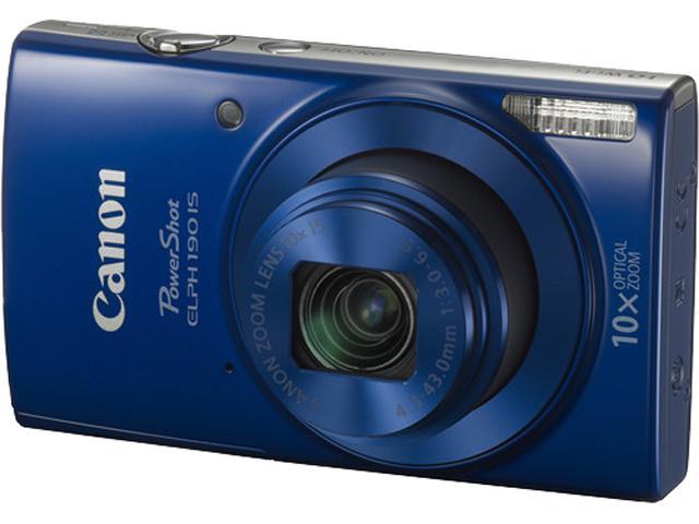 Canon PowerShot ELPH 190 IS Digital Camera - Blue