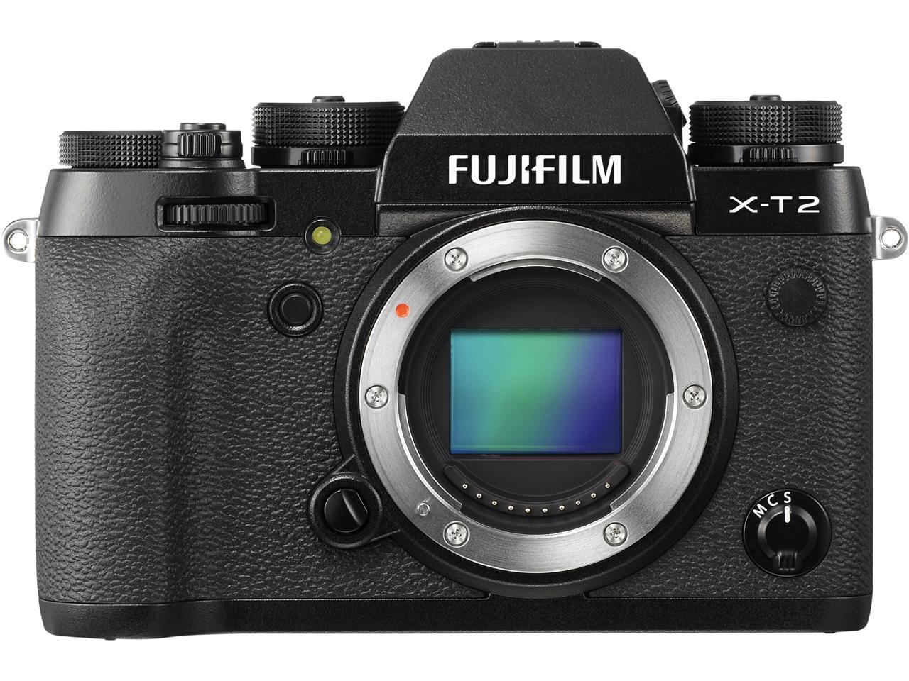 FUJIFILM X-T2 16519247 Black Compact Mirrorless System Camera Body