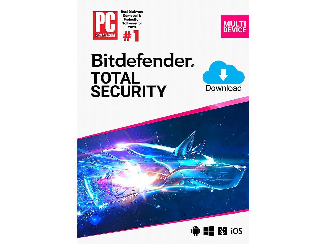 Bitdefender Total Security 2024 - 10 Devices / 1 Year - Download