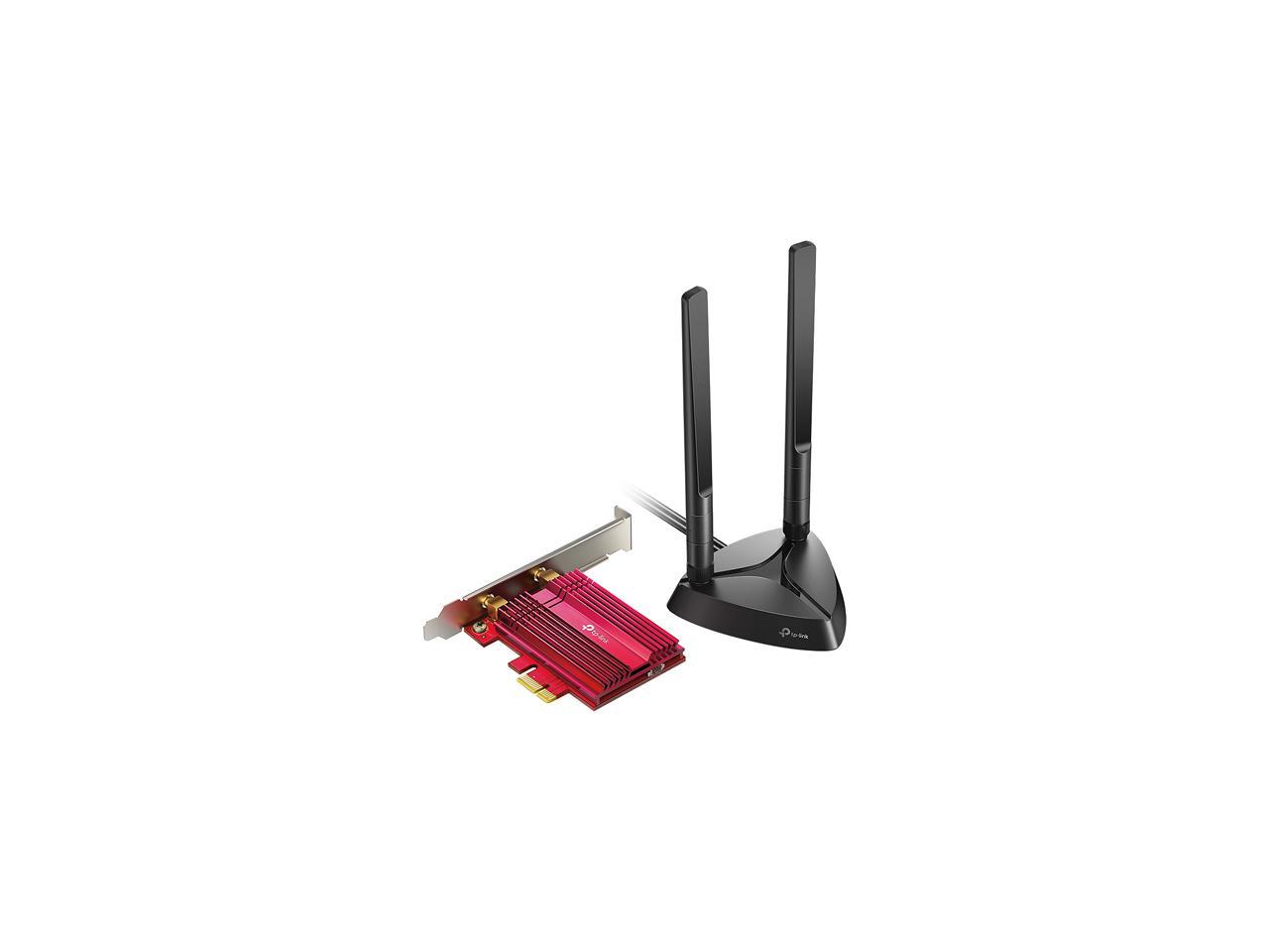 TP-Link WiFi 6 AX3000 PCIe WiFi Card (Archer TX3000E), Up to 2400Mbps, Bluetooth 5.0, 802.11AX Dual Band Wireless Adapter with MU-MIMO,OFDMA,Ultra-Low Latency, Supports Windows 10 (64bit) only