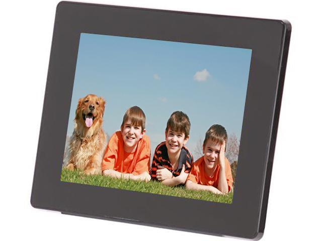Aluratek ADMPF108F 8\" 800 x 600 Digital Photo Frame with 512MB Built-in Memory