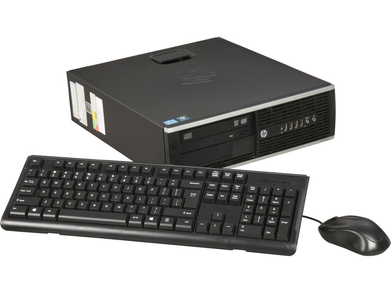 HP Compaq Grade A Small Form Factor Desktop Computer Elite 8300 Intel Core i5 3rd Gen 3470 (3.20 GHz) 8 GB DDR3 500 GB HDD DVD Windows 10 Pro 64-Bit (Keyboard & Mouse Included)