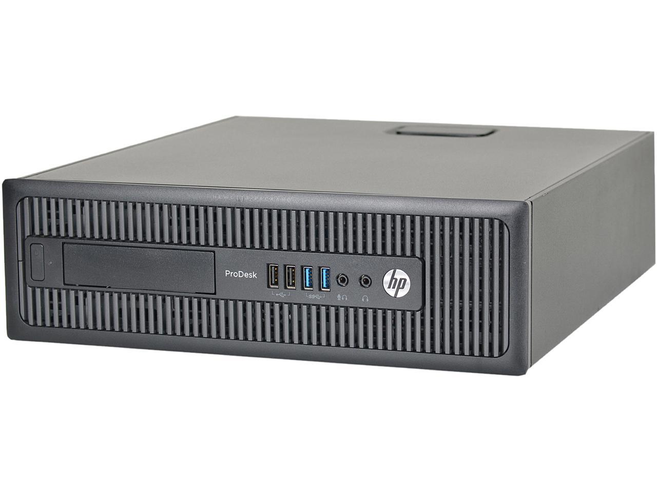 HP Desktop Computer 600 G1-SFF Intel Core i5 4th Gen 4570 (3.20 GHz) 8 GB DDR3 240 GB SSD Windows 10 Pro 64-bit