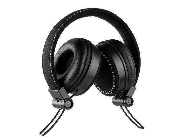 Frisby FHP-920 Compact Lightweight On-Ear Headphones W/ Volume Control & Microphone In-Line
