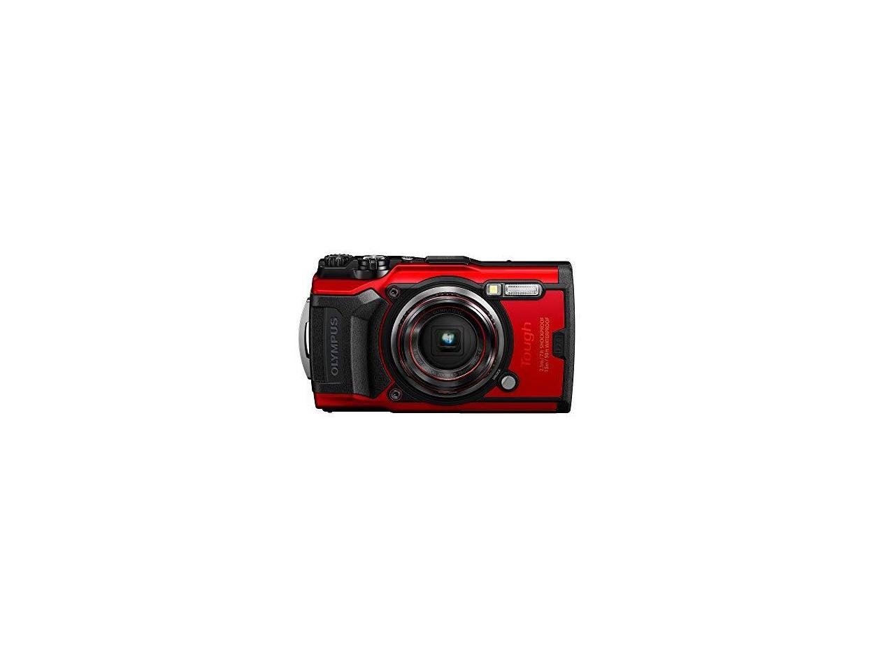 Olympus Tough TG-6 Waterproof Camera, Red