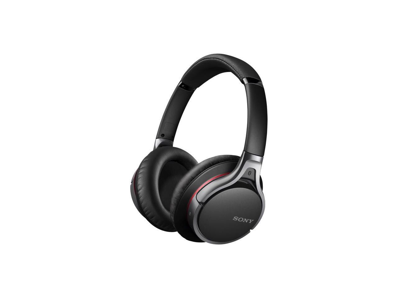 Sony MDR-10RBT Premium Over-Ear Wireless Bluetooth Noise-Cancelling Headphones (Black)