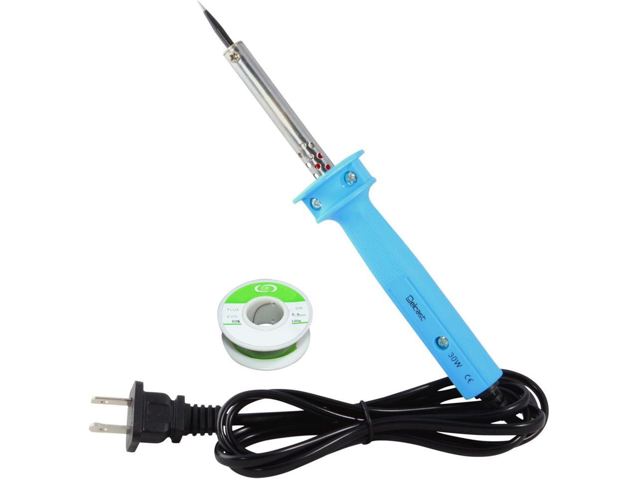 Delcast 30 Watt Precision Tip Soldering Iron with 63/37 Rosin Core Solder