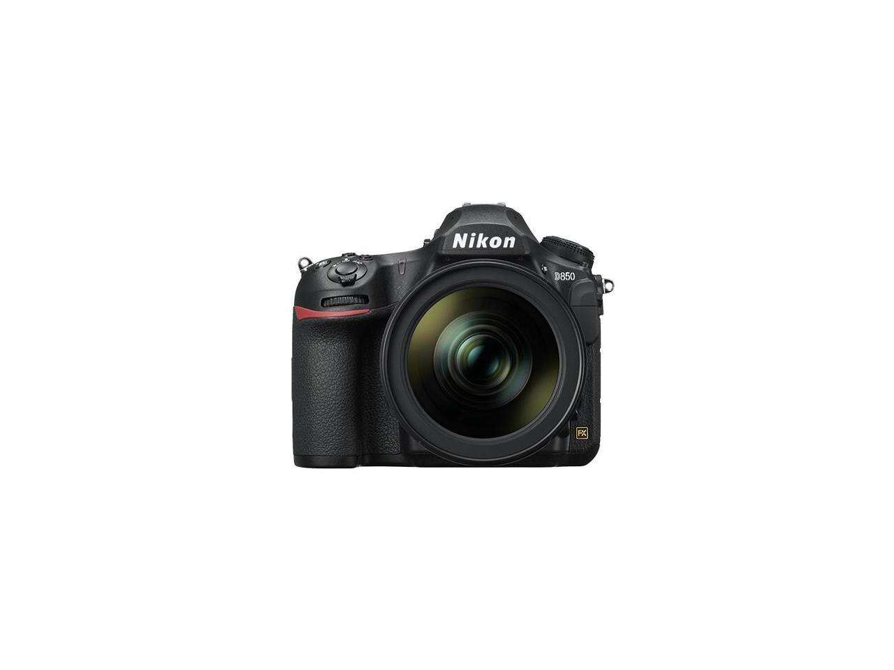 Nikon D850 FX-format 45.7MP Digital SLR Camera with 24-120mm f/4G ED VR Lens