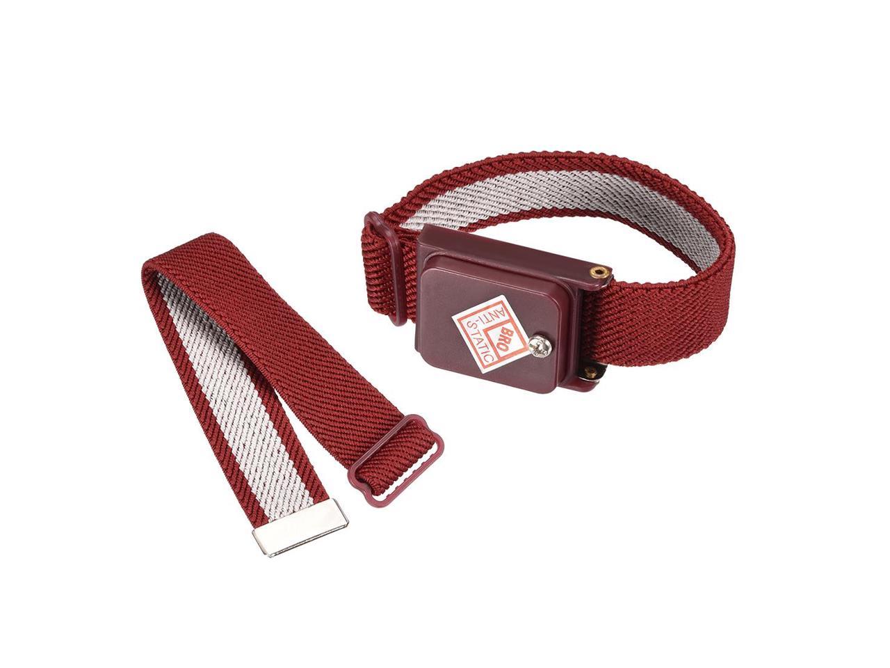 Cordless Anti Static ESD Wrist Strap, Wireless Antistatic Wristband Discharge Band Red