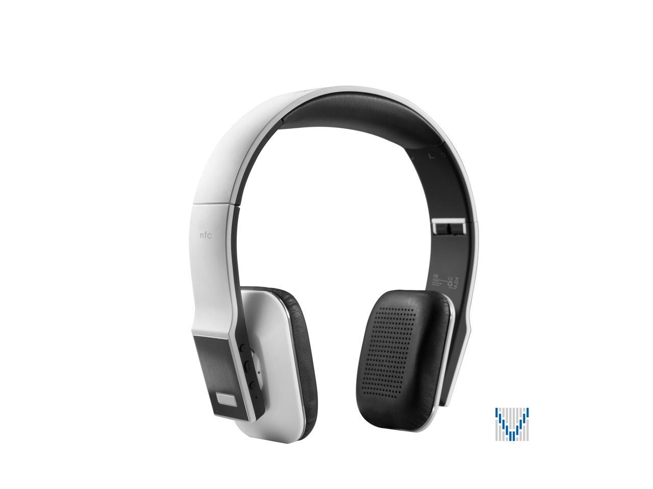 Voxoa Inc VXH331 Bluetooth HD Wireless Stereo Over-Ear Headphones - White