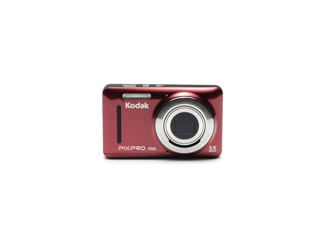 Kodak PixPro Friendly Zoom FZ53 Digital Camera, Red #FZ53-RD