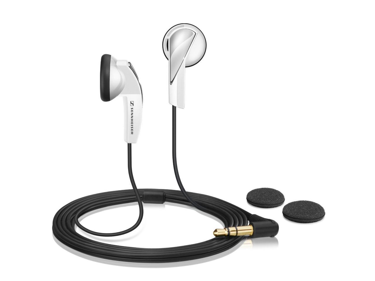 Sennheiser White MX365 3.5mm Connector Earbud Headphone/Headset