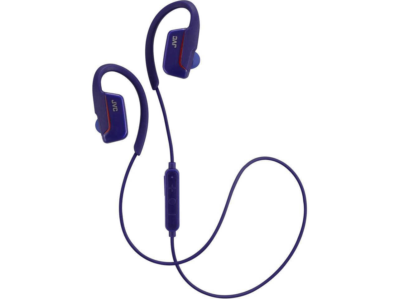 JVC Ear Clip Bluetooth Sport Wireless In-Ear Headphones - Blue