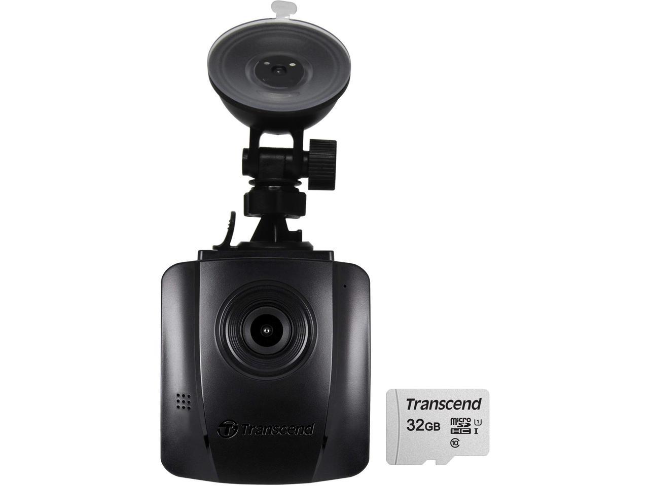 Transcend DrivePro 110 1080p Car Dashboard Video Camera with Suction Mount Includes 32GB Memory Card