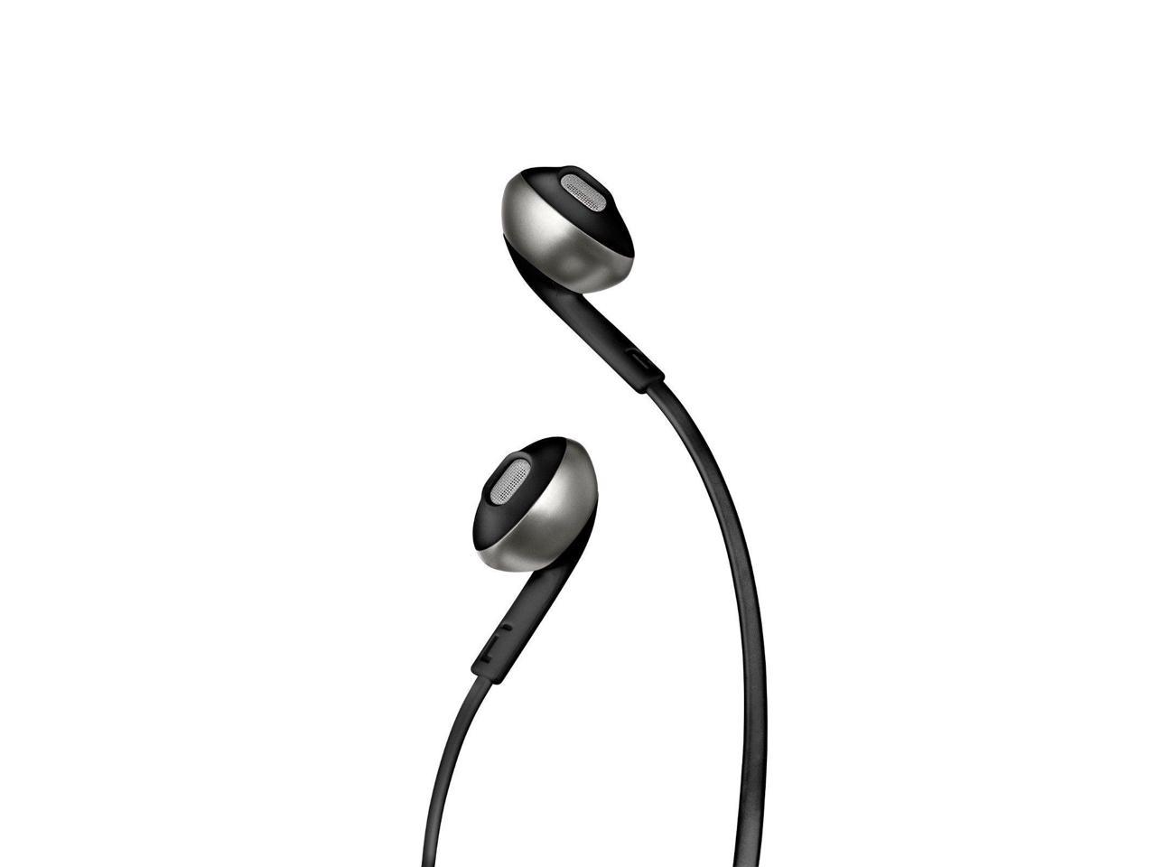 JBL Tune 205BT Wireless In-Ear Headphones with Three-Button Remote and Microphone (Black)