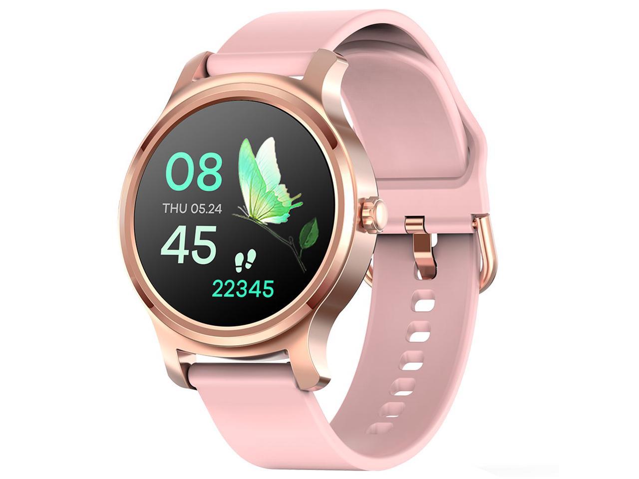 Model-R2 Smart Watch GPS Bluetooth Heart Rate Monitor Call Message Reminder Music Player - Pink
