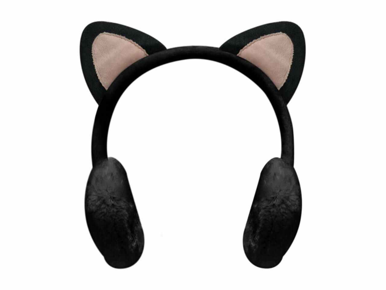 H&H Harvest Moon Black Cat Headphones