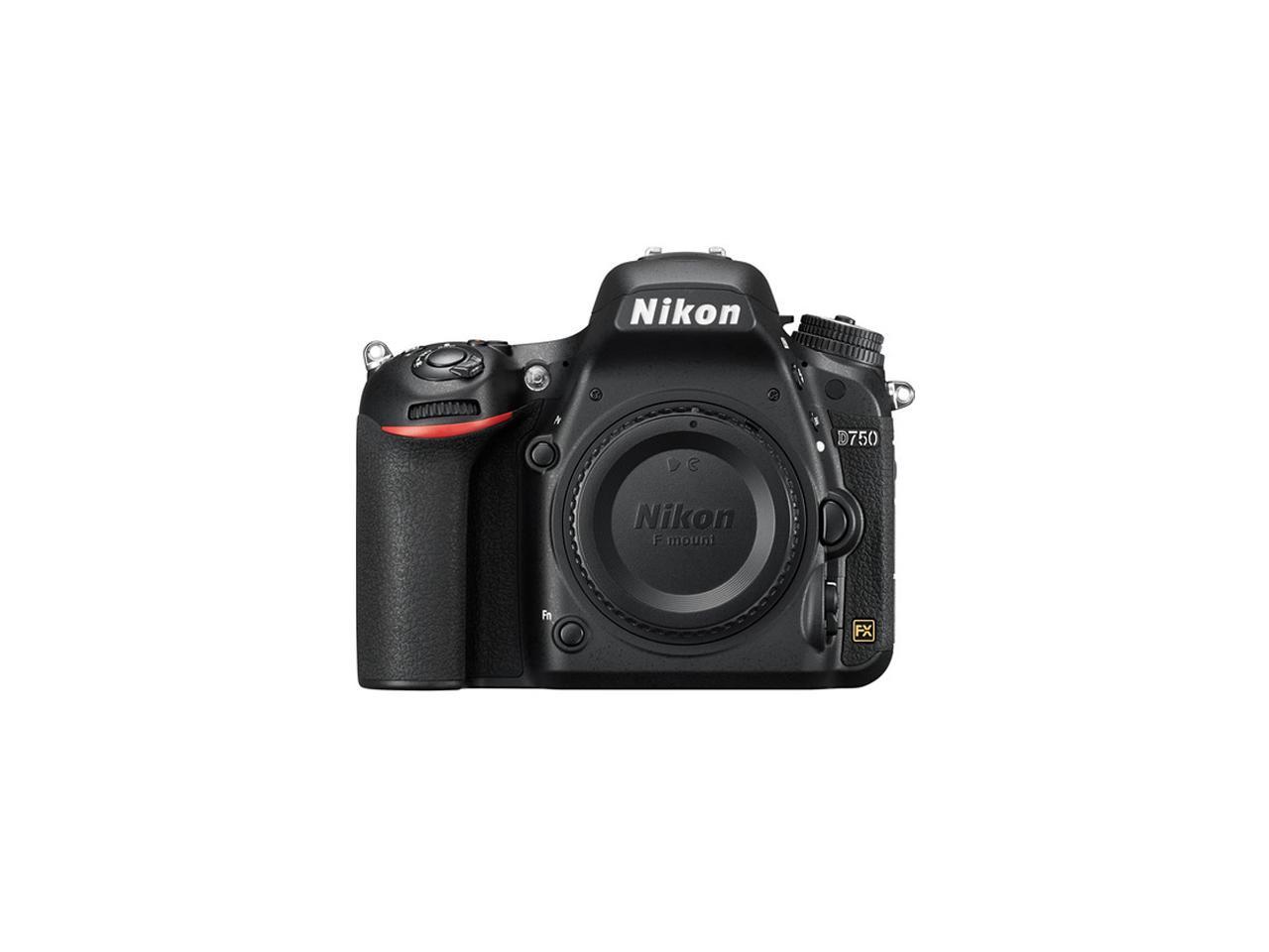 NEW Nikon D750 Digital SLR Camera FX-format Full Frame DSLR 24.3 MP (Body Only) - International Version