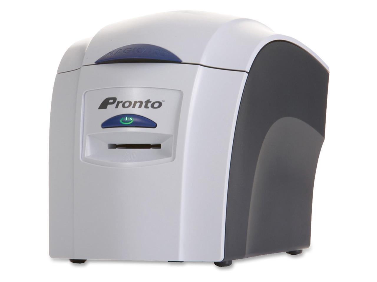 Ultra Electronics 3649-0001 Thermal 35 seconds for color and 7 seconds for monochrome. 300 dpi Pronto ID Card Printer