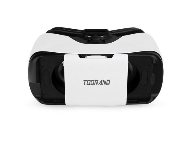 Toorand Special lens Virtual Reality 3D Glasses for IOS & Android Immersive 3D Movies/360°Videos/VR Games with Headset Adjustable Strap and Lens