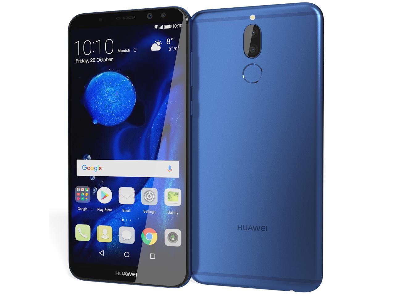 Huawei Mate 10 Lite RNE-L03 64GB GSM Unlocked Android SmartPhone - Aurora Blue