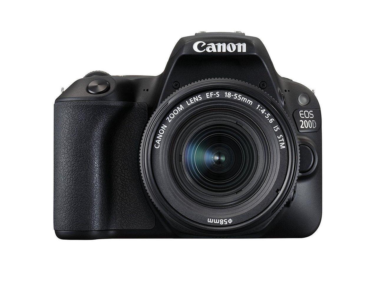 Canon EOS Rebel 200D / SL2 DSLR Camera with 18-55mm f/3.5-5.6 III Lens