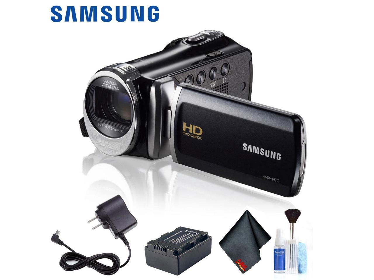 Samsung HMX-F90 HD Camcorder (Black) Basic Kit