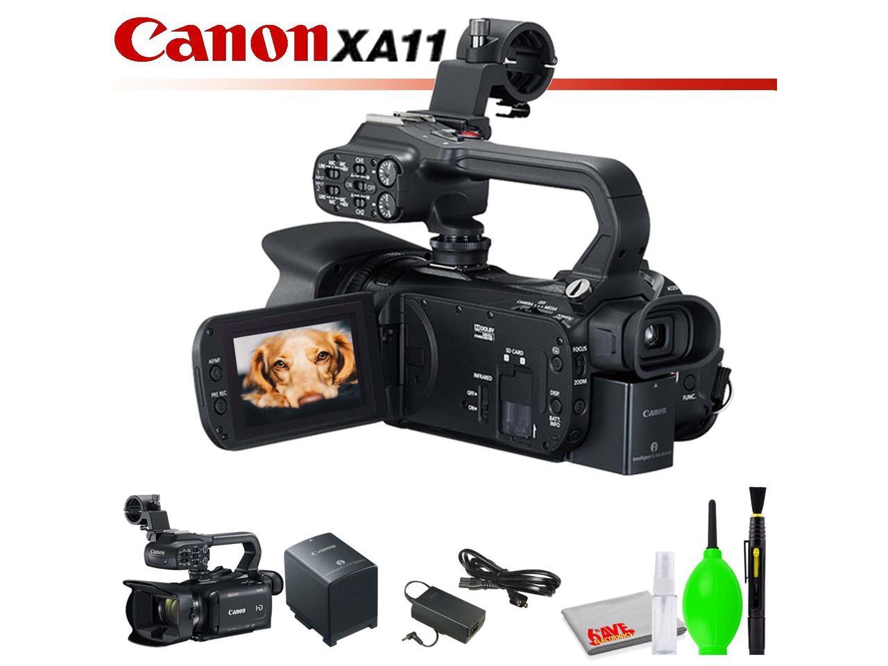 Canon XA11 Compact Full HD Camcorder with HDMI and Composite Output (PAL) with Cleaning Kit