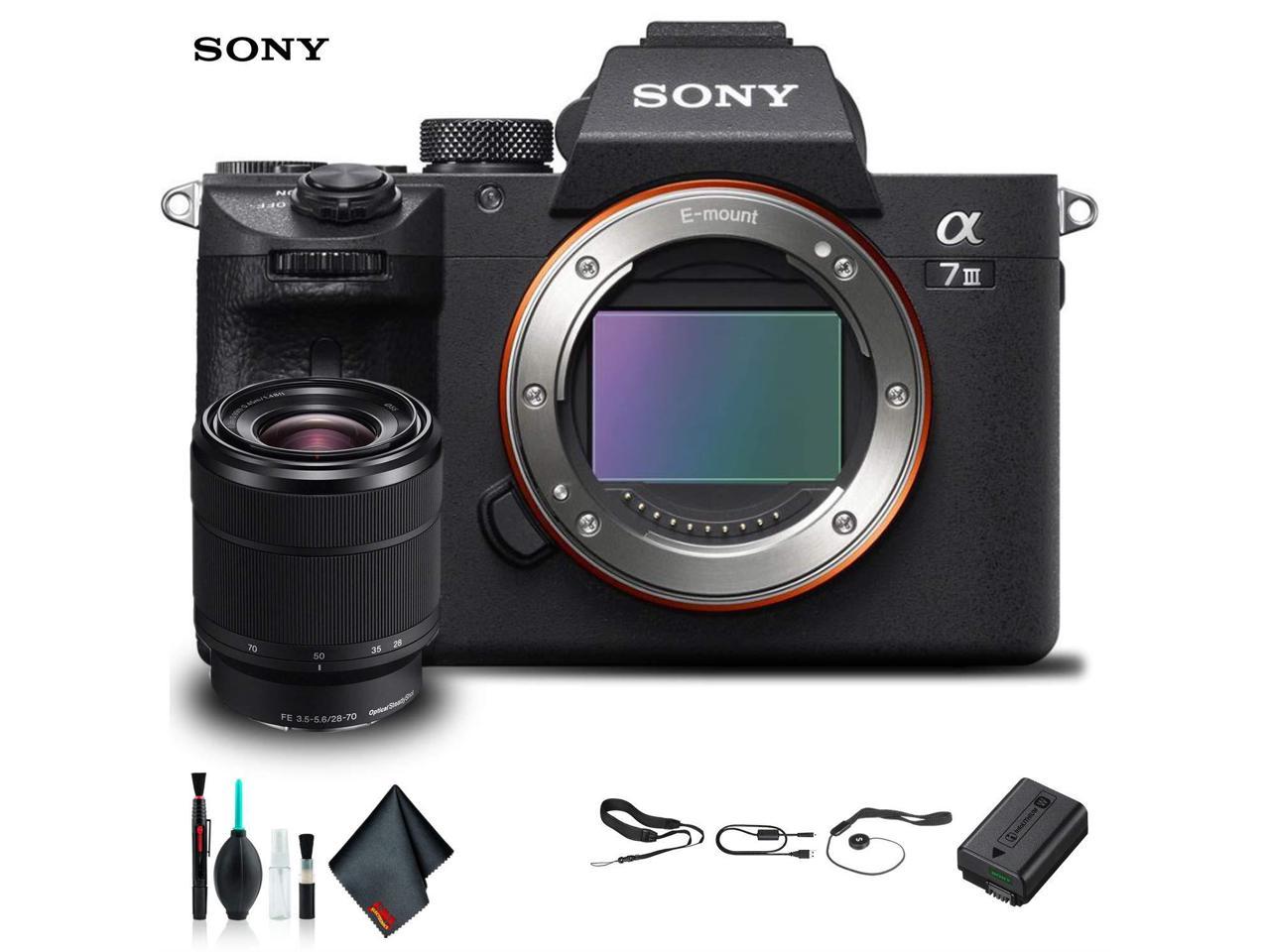 Sony Alpha a7 III Mirrorless Camera with 28-70mm Lens ILCE7M3K/B Starter Kit