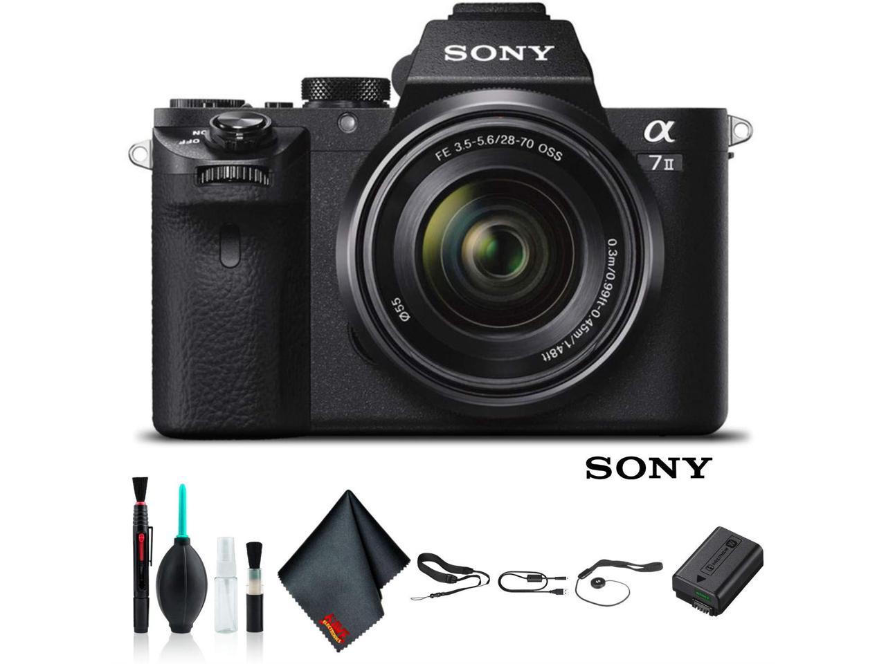 Sony Alpha a7 II Mirrorless Camera with FE 28-70mm f/3.5-5.6 OSS Lens ILCE7M2K/B Starter Kit