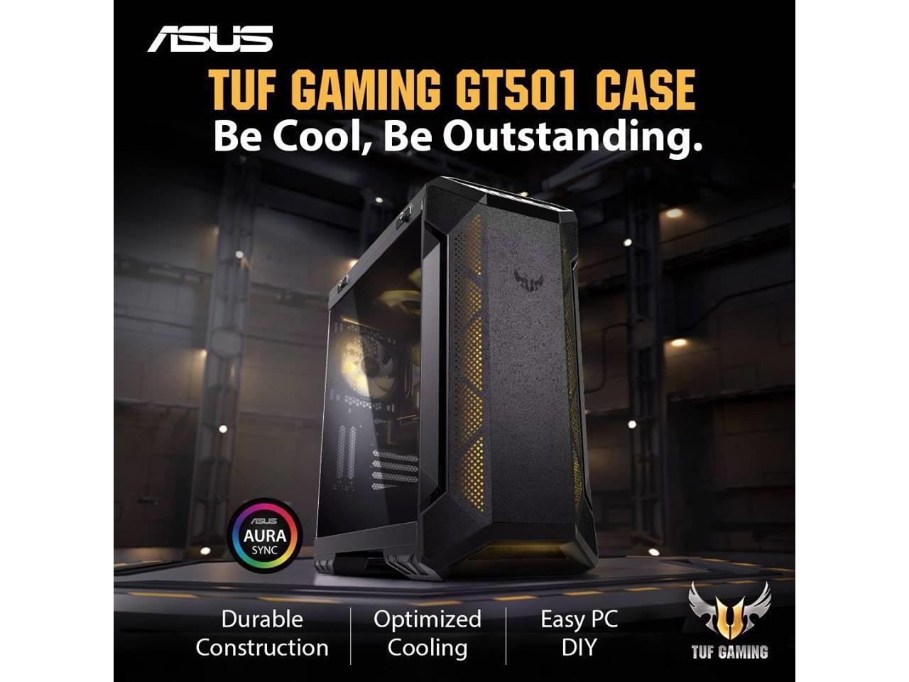 ASUS GT501 TUF 8-Core AMD RYZEN 7 3700X 3.6GHz - X570 TUF Chipset - 2TB 7200RPM + 1TB SSD - 32GB TUF DDR4 3000 - Nvidia GeForce RTX 2080 TI 11GB GDDR6 - 700W TUF - Windows 10 Gaming Desktop