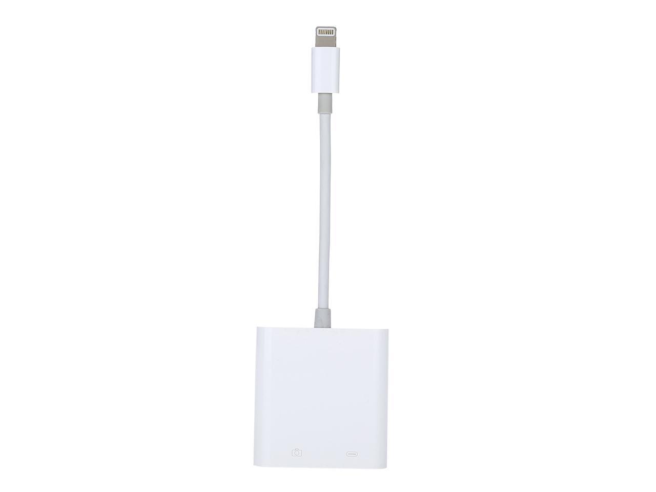 Lightning To USB Camera Adapter Cable With USB Power Interface White For iPhone 8/8Plus/7/7Plus/6/6S/6Plus and iPad