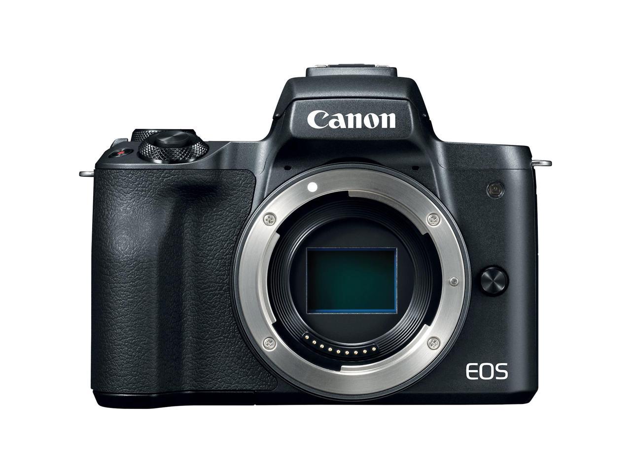 Canon EOS M50 Mirrorless Digital Camera (Body Only, Black)