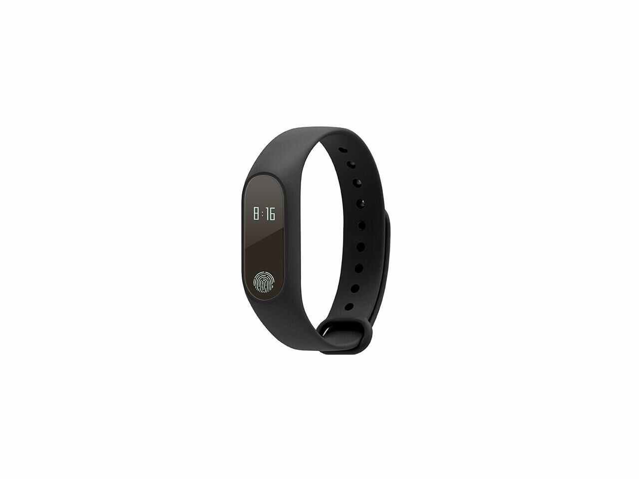GuiWoo M2 Heart Rate Smart Wristbands Band Smart Bracelet Bluetooth 4.0 Smartband with Sleep Monitor For iOS Android (Black)
