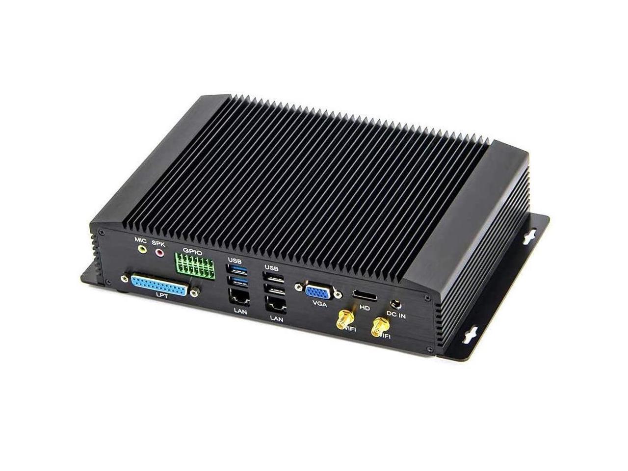 Industrial mini pc intel core i5 4200U with 6COM RS232 RS422 RS485 HDMI VGA GPIO LPT ports for medical industry 4GB Ram 128GB SSD