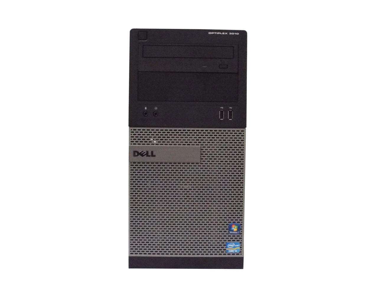 Dell OptiPlex 3010 Mini-Tower Desktop PC, Intel Core i5-3470 3.2GHz, 8GB DDR3 RAM, 256GB SSD, Win-10 x64
