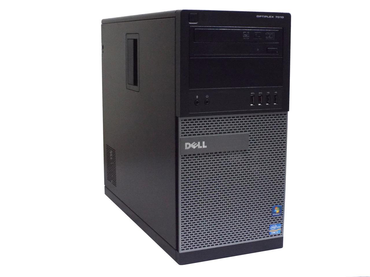 Dell OptiPlex 7010 MT Desktop PC, Intel Core i7-3770 3.4GHz, 8GB DDR3 RAM, 500GB HDD, Win-7 Pro x64