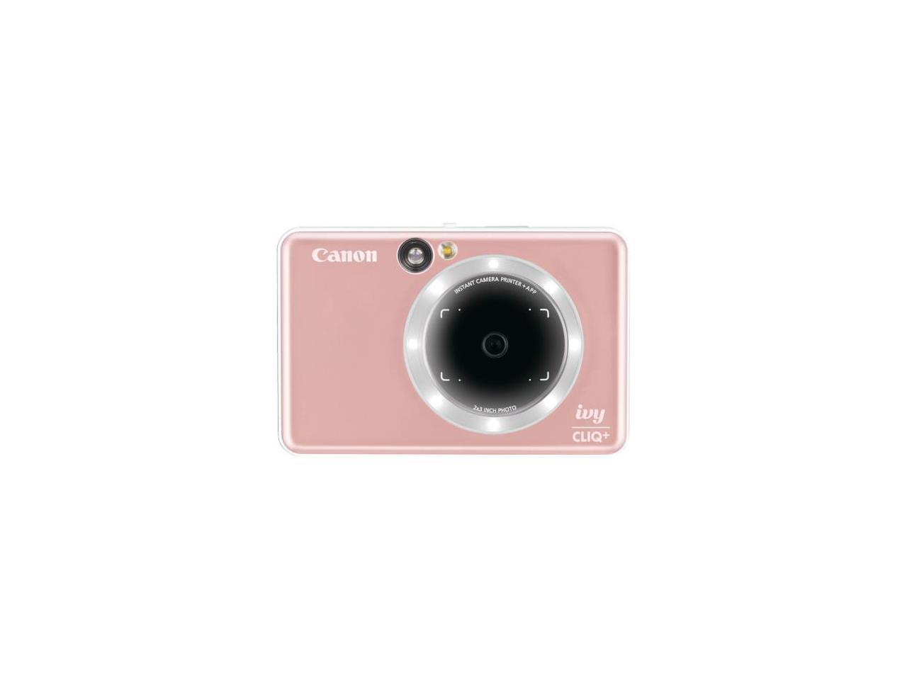 Canon IVY CLIQ+ Instant Digital Camera Printer + App via Bluetooth Rose Gold