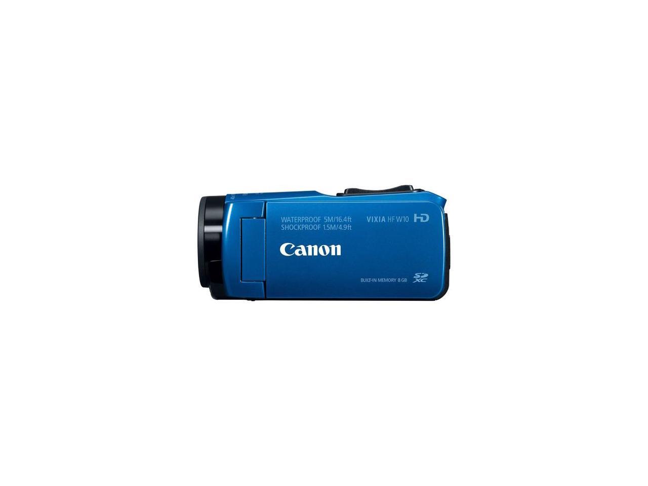 Canon VIXIA HF W10 Waterproof HD Camcorder - Blue Model: 3910C001