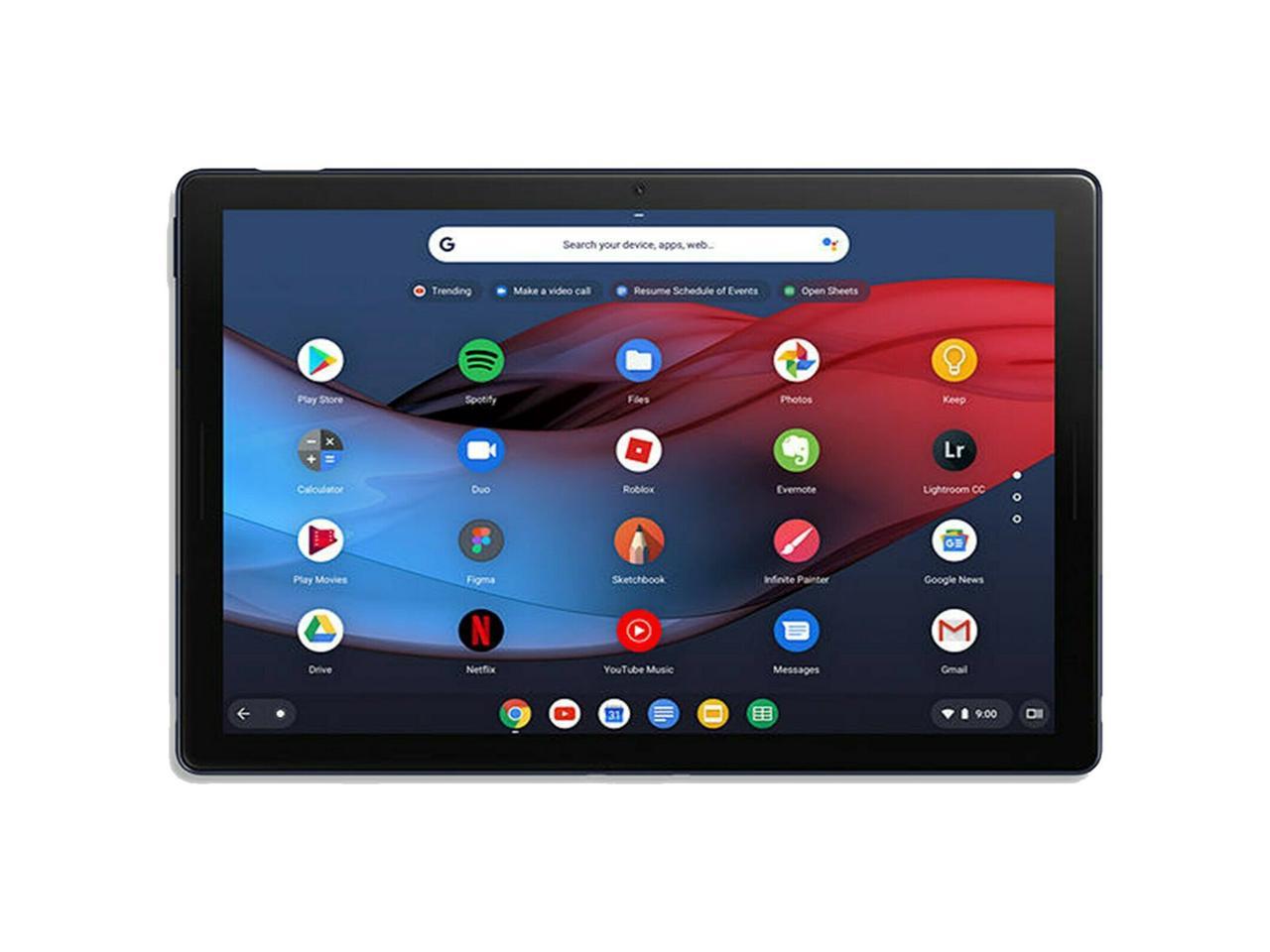 Google Pixel Slate (12.3\" Touch Screen Display | 8th Gen Intel Core i7 | 16GB RAM | 256GB EMMC) Wi-Fi only Tablet (Midnight Blue)