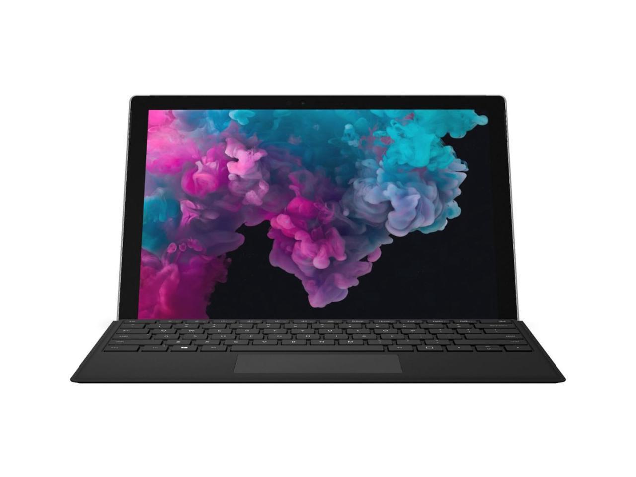 Newest Microsoft Surface Pro with Black Keyboard 12.3 inch Touchscreen Tablet | Intel Core M3 | 4GB RAM | 128GB SSD | WIFI | Bluetooth | Windows 10 Home |Platinum |BONUS ACCESSORY: SLEEVE