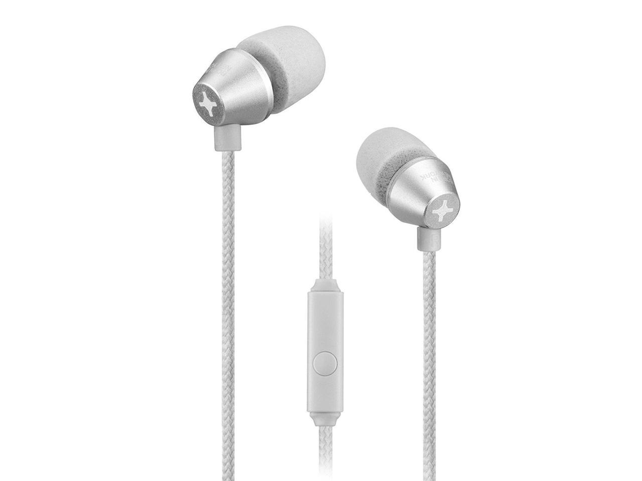 ID AMERICA Metropolitan Aluminum In Ear Headphones , Silver