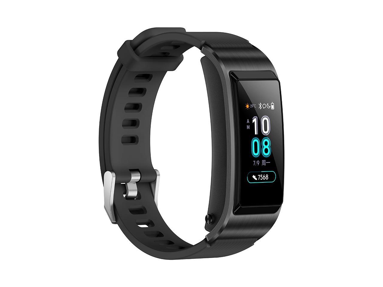 Huawei TalkBand B5 Bluetooth 4.2 Headset Fitness Tracking Sports Smart Bracelet for Android / iOS 1.13 inch Touch AMOLED 2.5D Screen